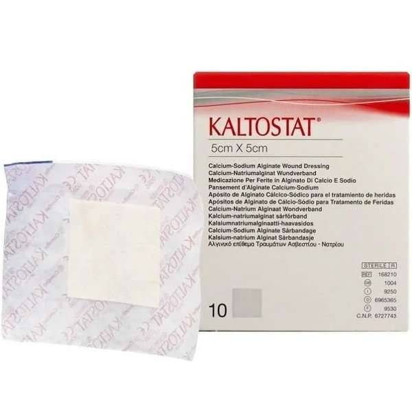 Kaltostat alginatdressing 5cm x 5cm