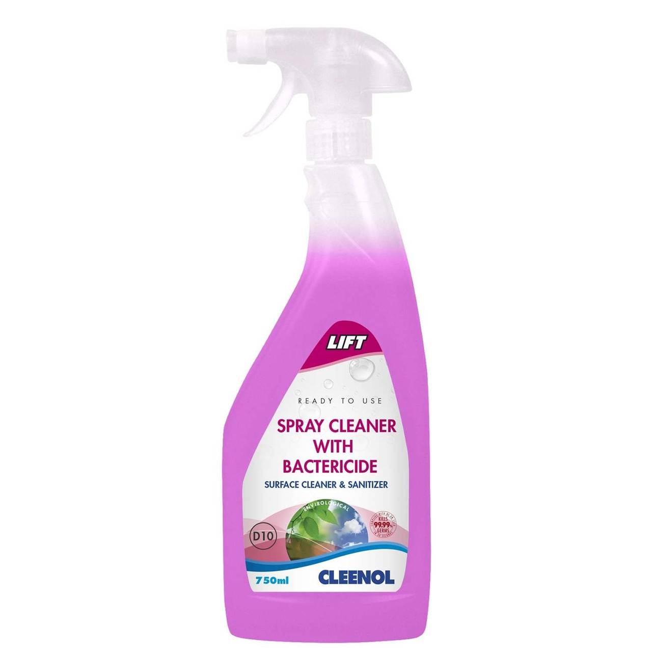 Lift Spray Cleaner med Baktericid 750ml