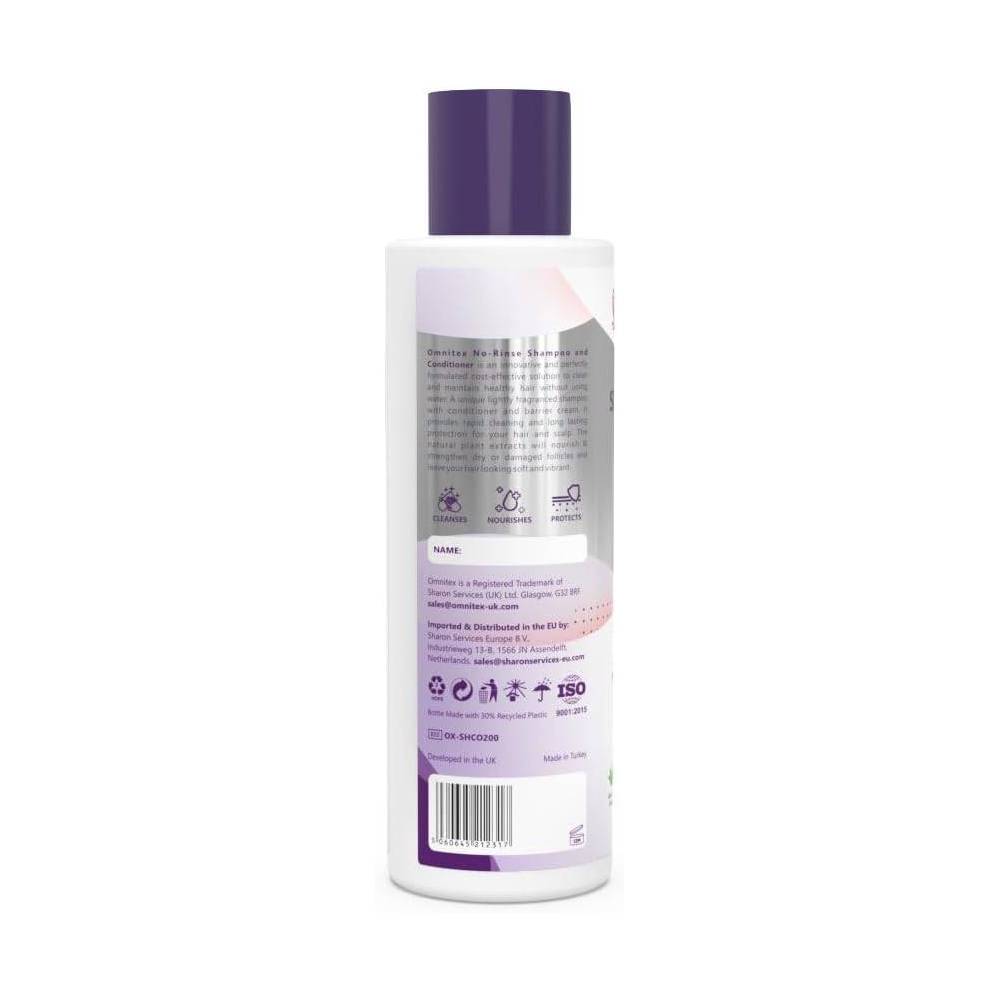 Omnitex 250ml Rinse Free Shampoo og Balsam