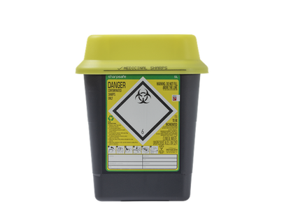 5 Liter Gul Skarpe Affaldsbeholder Gul Sharpsafe