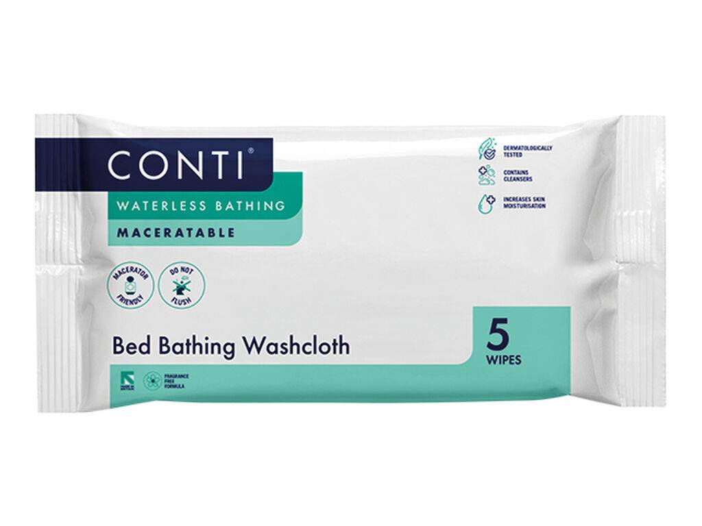 Conti Macerable Bed Badevaskeklud Duftfri 5 klude