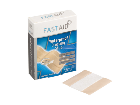 Fast Aid vandtæt forbindingsstrimmel 6,3 cm x 1 m