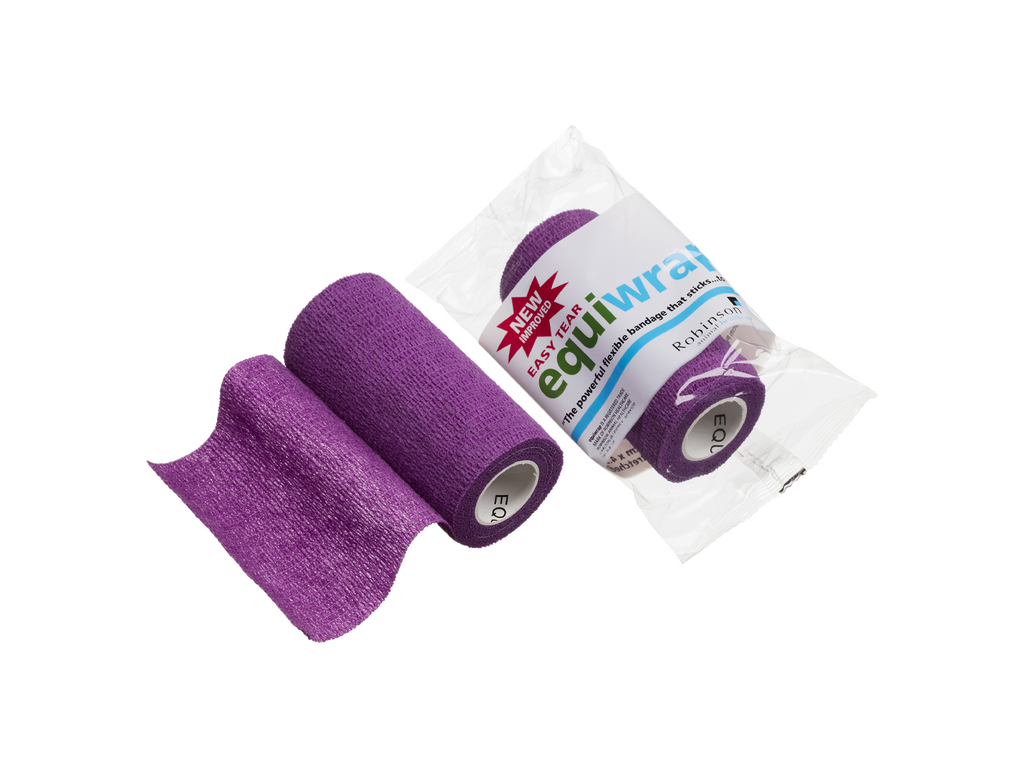 10cm X 4,5m Equiwrap Cohesive Bandage Lilla