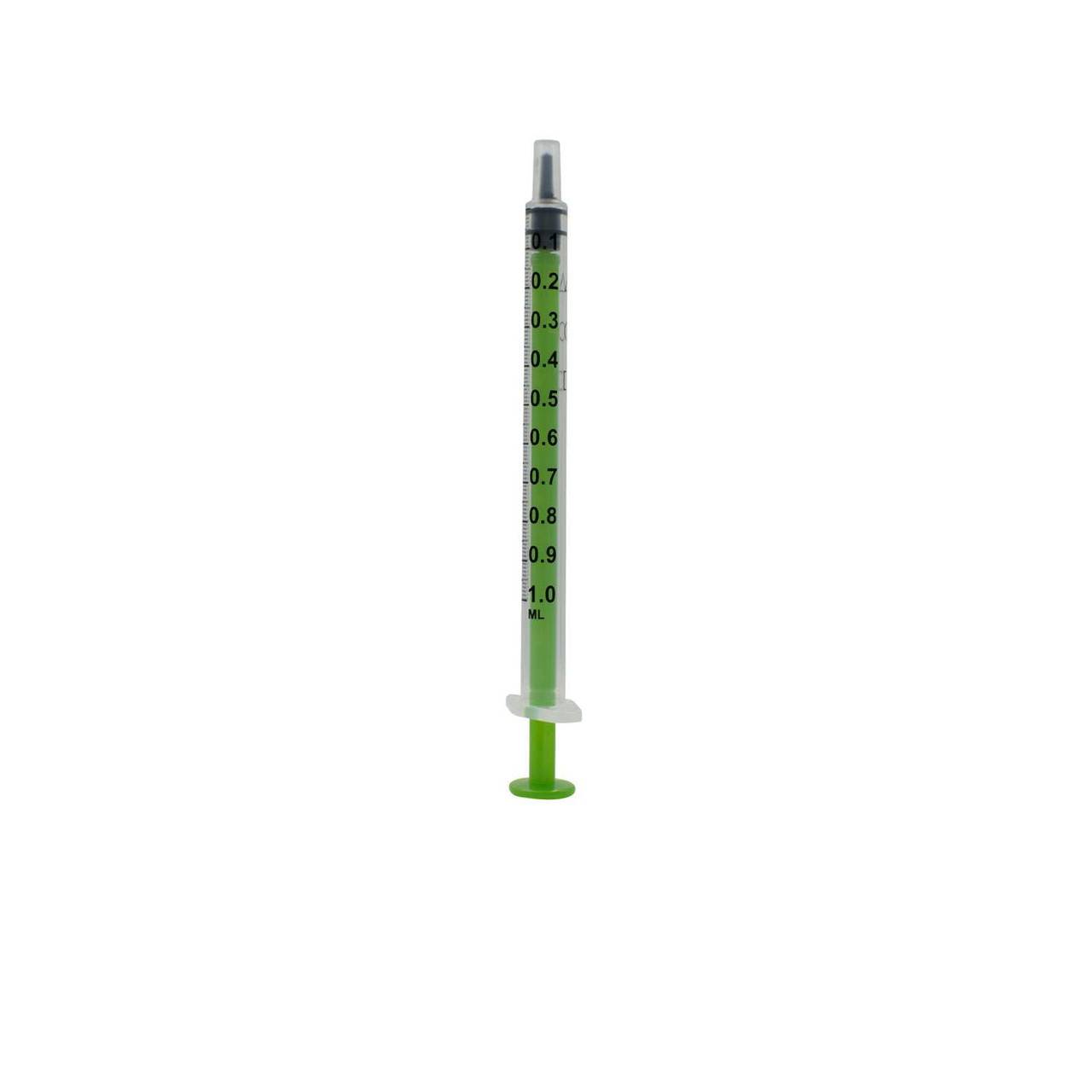 Reduced Dead Space - 1ml Acuject Low Dead Space Syringes Green - OMACLDS1 UKMEDI.CO.UK UK Medical Supplies