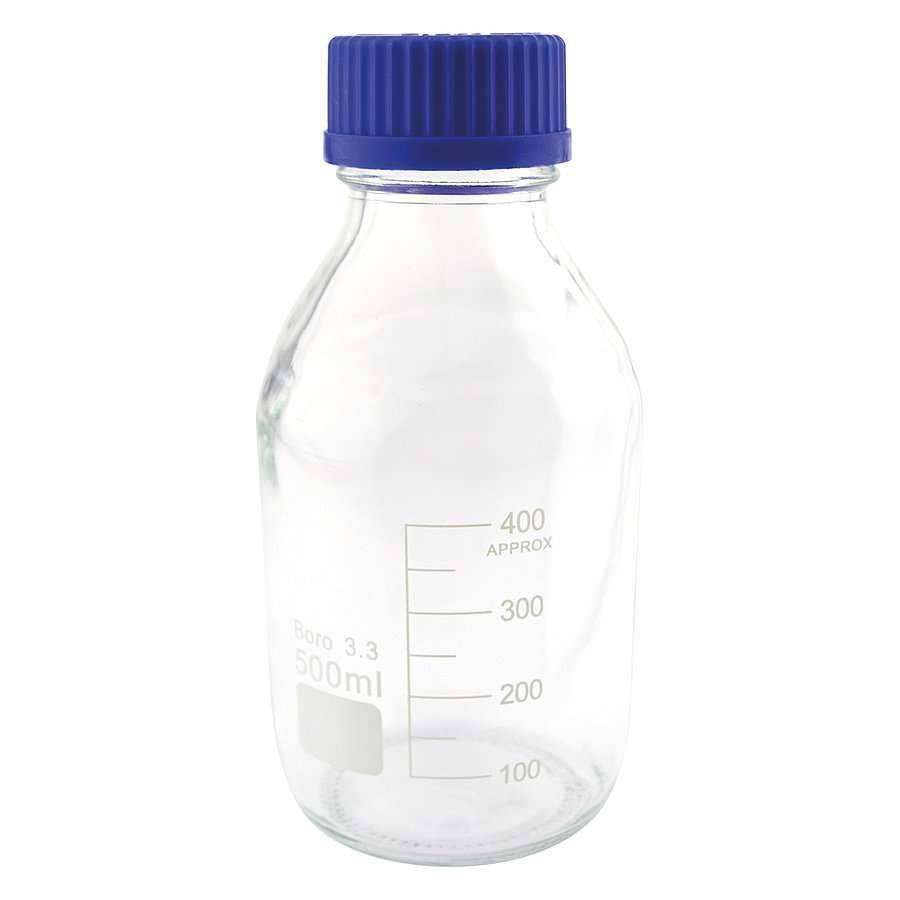 500 ml borosilikatglas reagensflaske