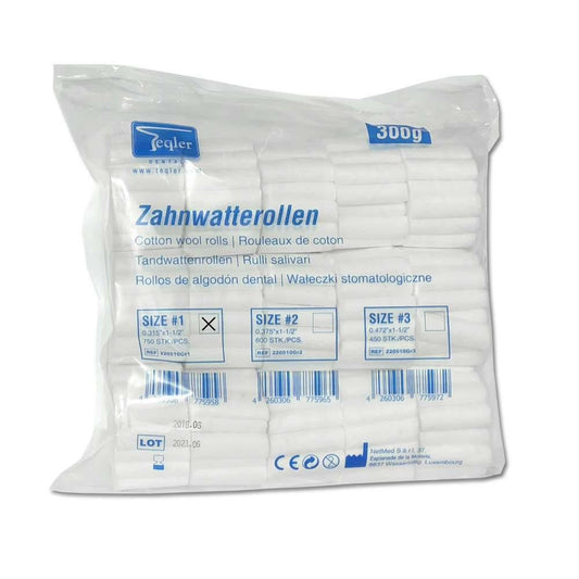 1 cm dental bomuldsruller Pakke med 600 stk