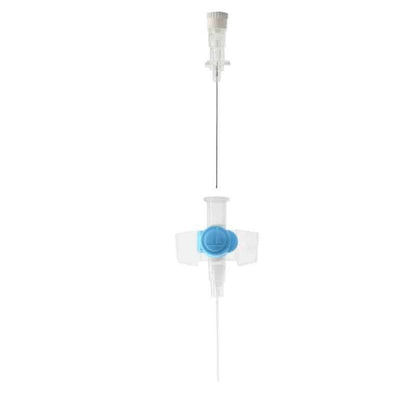 22G Blue1 tommer Terumo Versatus vinget og portet IV-kanyle