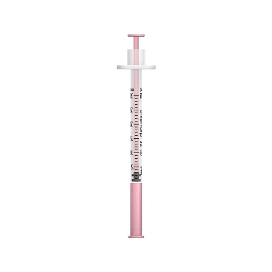 0,3 ml 0,3 tommer 32g Pink Unisharp Sprøjte og Nål u100