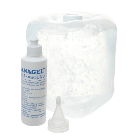 Anagel Ultrasound Gel 5 Litre with 250ml Refill Bottle - UKMEDI