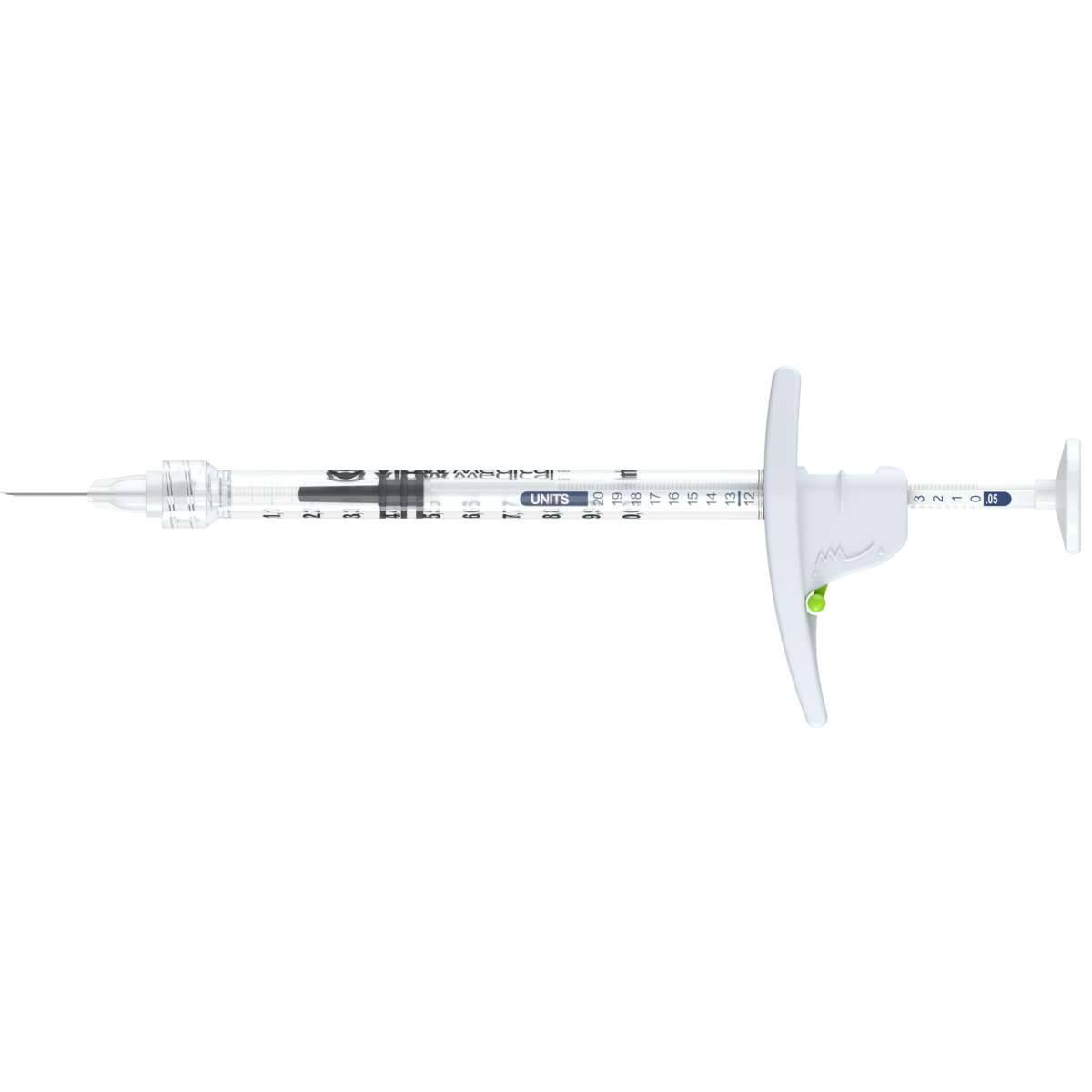 3Dosis 1 ml Sprøjte 125 Grøn vlow Medical - Æske 10