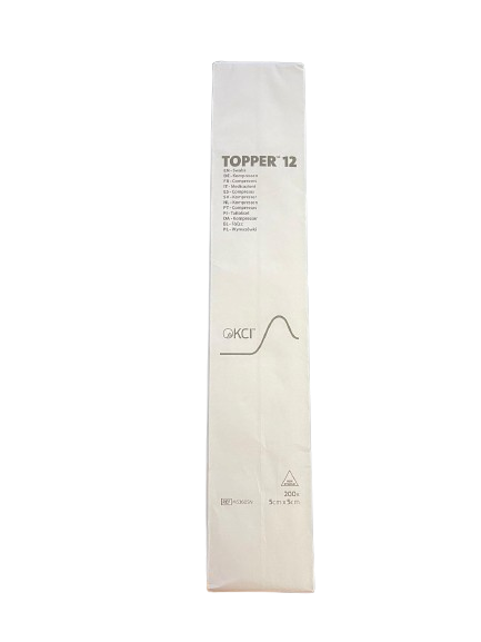 5 cm x 5 cm Topper 12 6-lags ikke-sterile gazepodepinde Pakke med 200 Topper 12 J&J