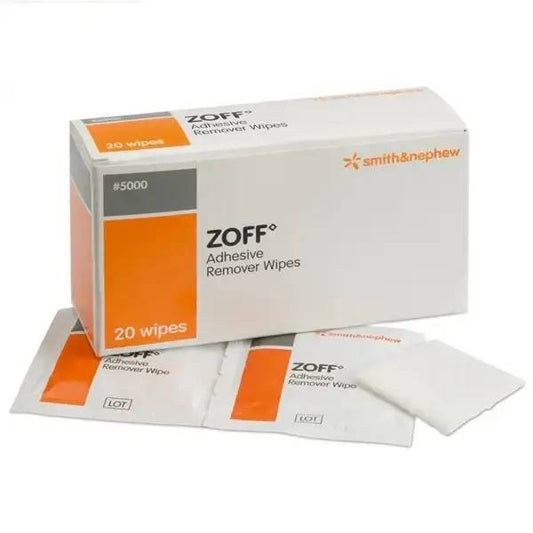 Zoff Adhesive Remover Wipes Pakke med 20 stk